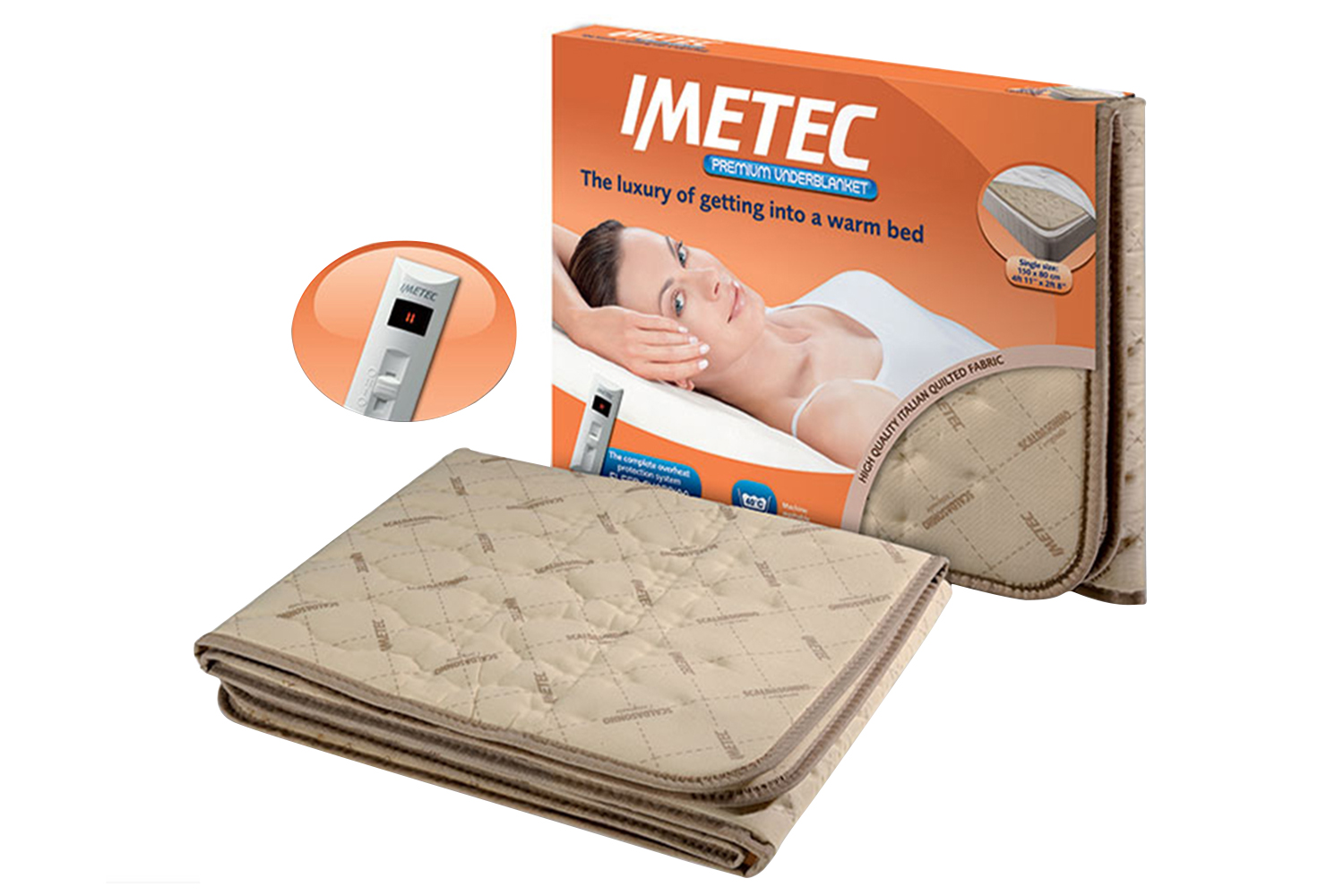 Imetec Single Electric Underblanket 16026 Ireland