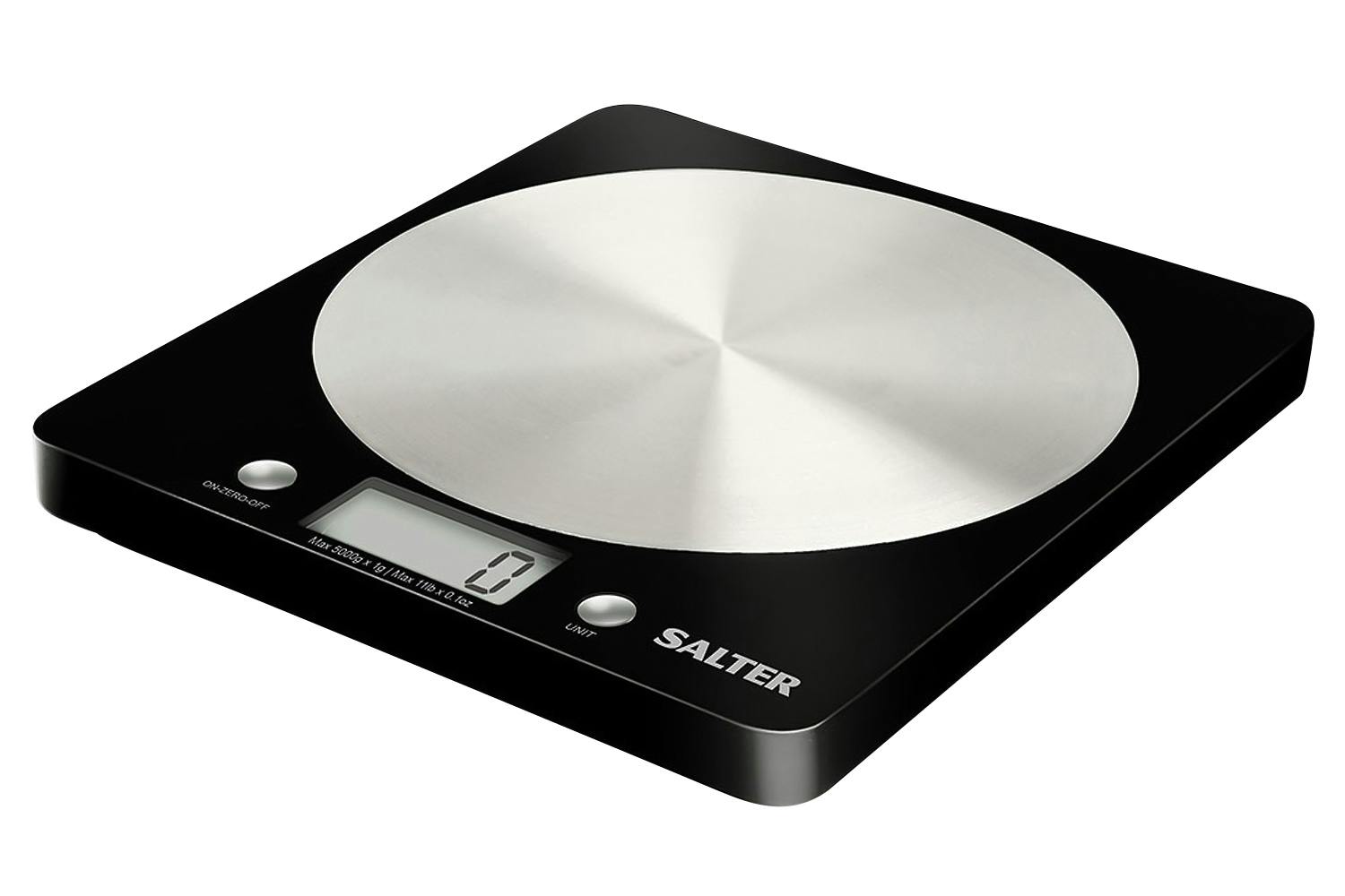 Salter Disc Electronic Digital Kitchen Scale | 1036BKSSDR | Black