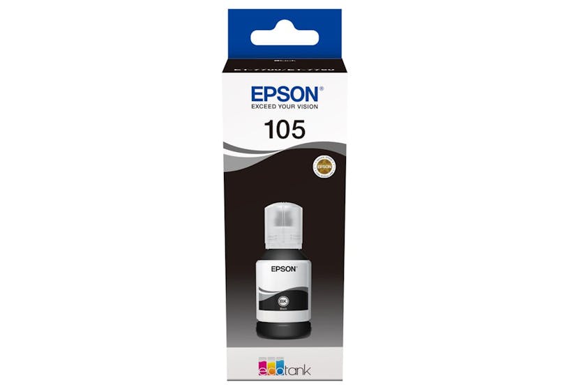 Epson 105 EcoTank Ink Bottle | Pigment Black