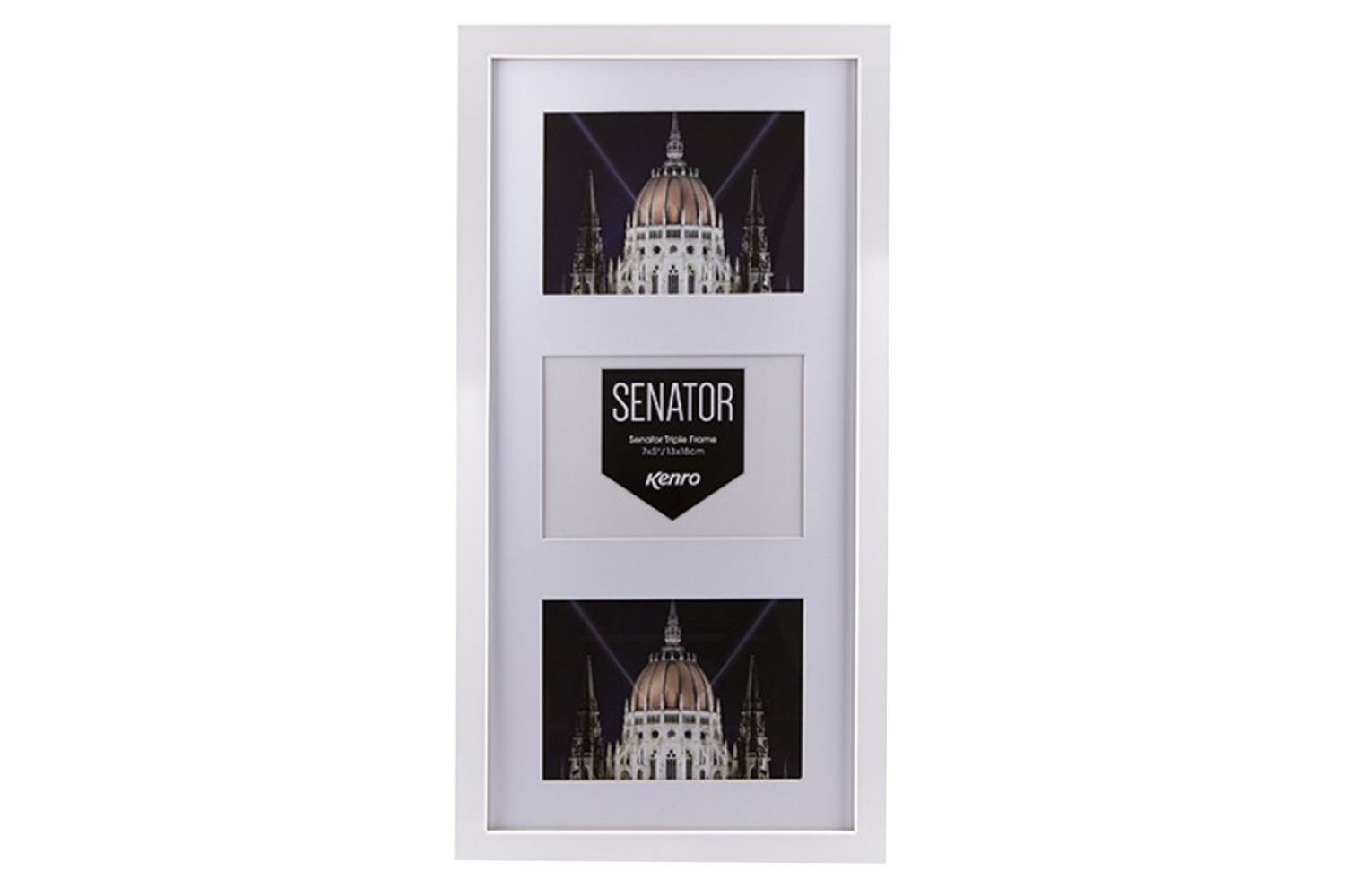 Kenro Senator 7X5" Triple Frame | Grey