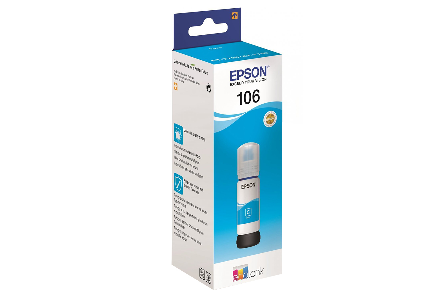 Epson 106 EcoTank Ink Bottle | Cyan