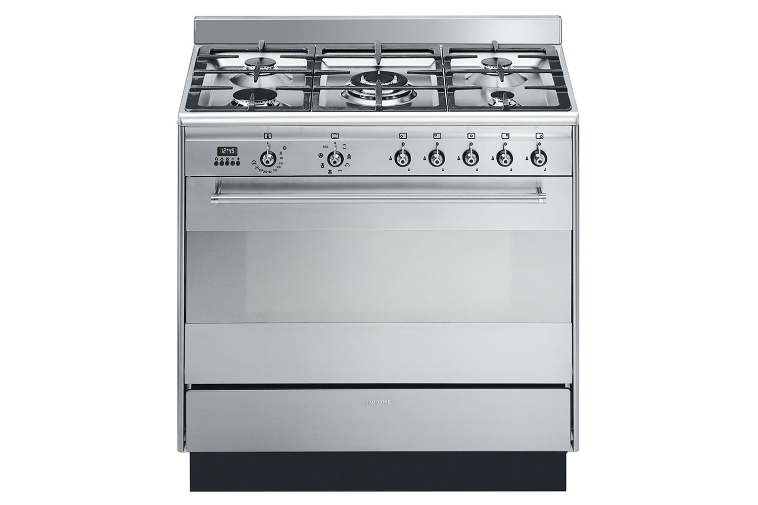 Smeg Concert 90cm Dual Fuel Range Cooker | SUK91MFX9 | Stainless Steel