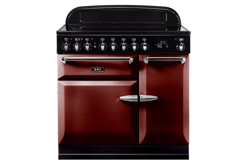 Stanley Supreme Deluxe 90cm Induction Range Cooker | SUP90EICBY | Cranberry