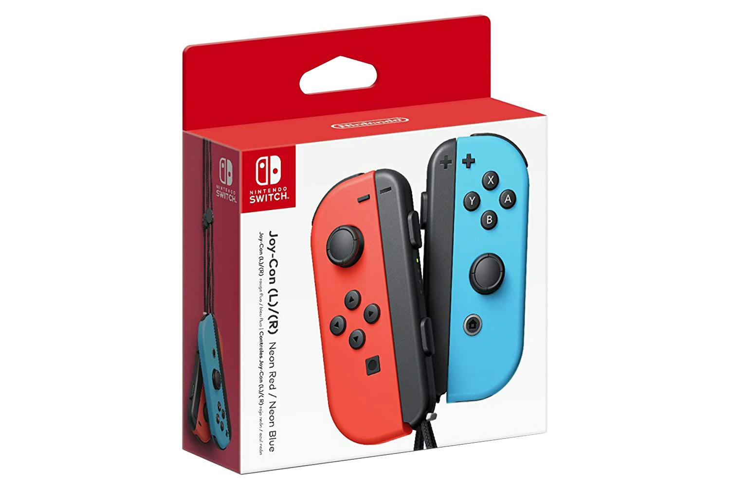 Nintendo Switch Joy-Con Wireless Controller | Neon Red/Blue