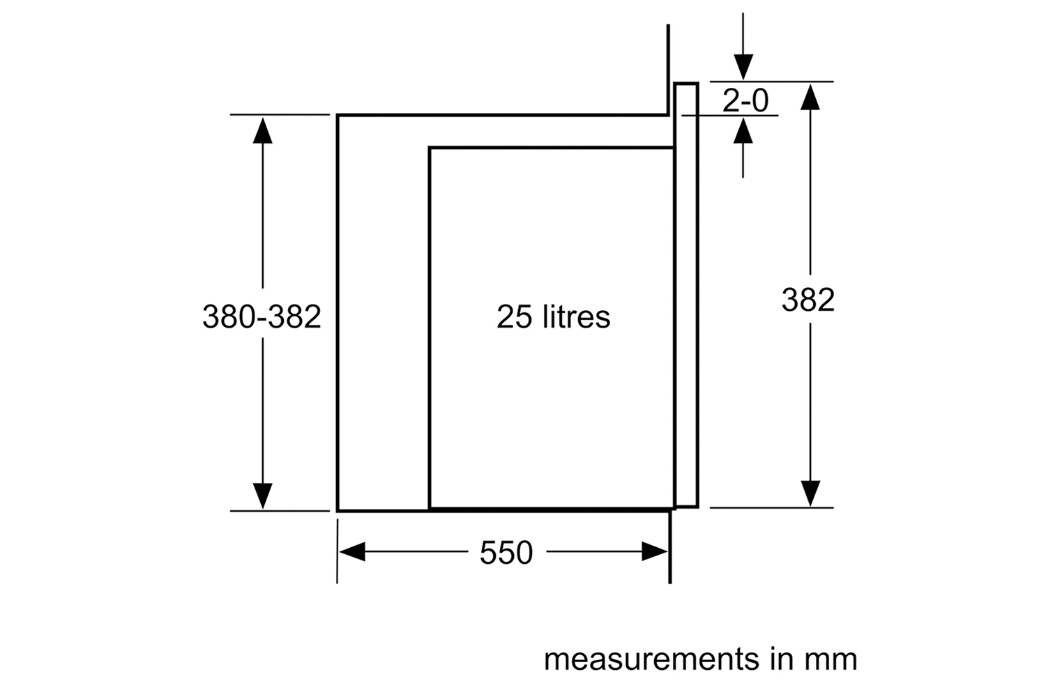 Siemens iQ500 25L 900W Builtin Microwave BF555LMS0B Stainless
