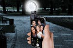 Celly Selfie Flash Light | Black