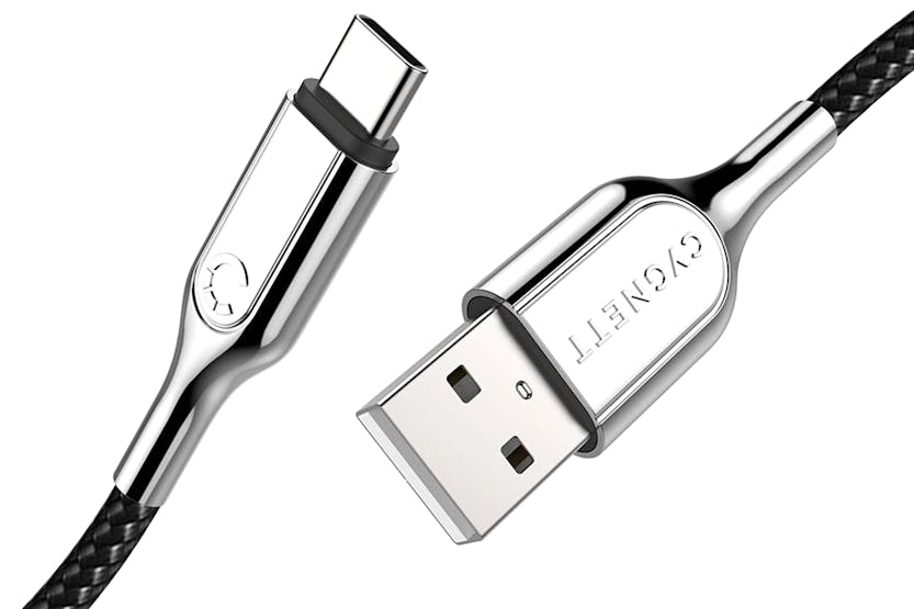 Cygnett Armoured USB-C to USB-A 2.0 Braided Cable | 2m