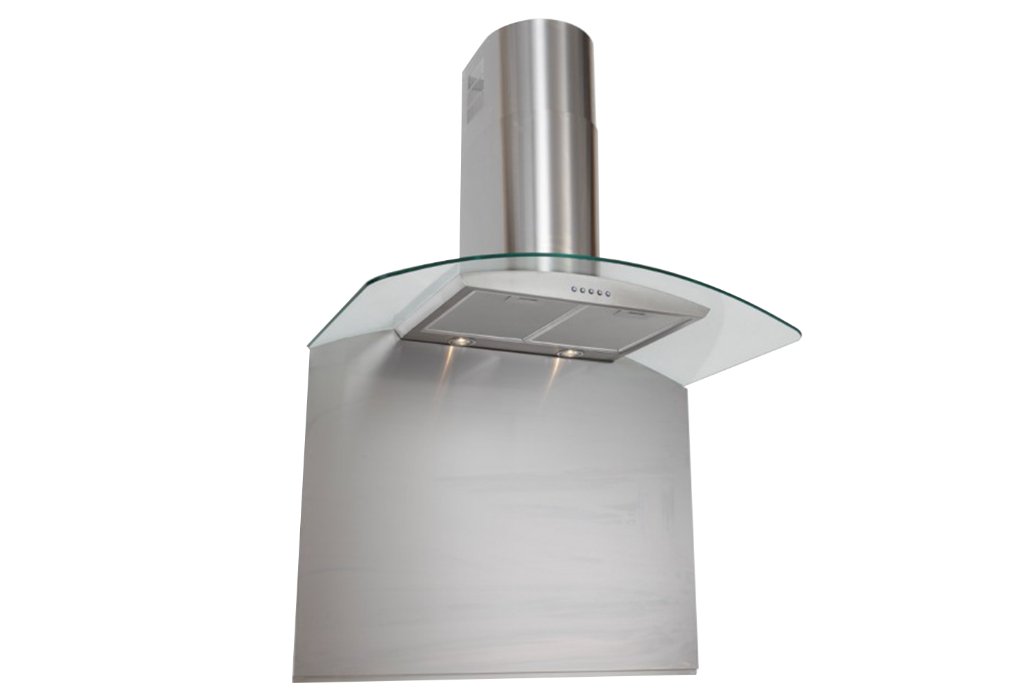 Curved glass deals cooker hood 100cm