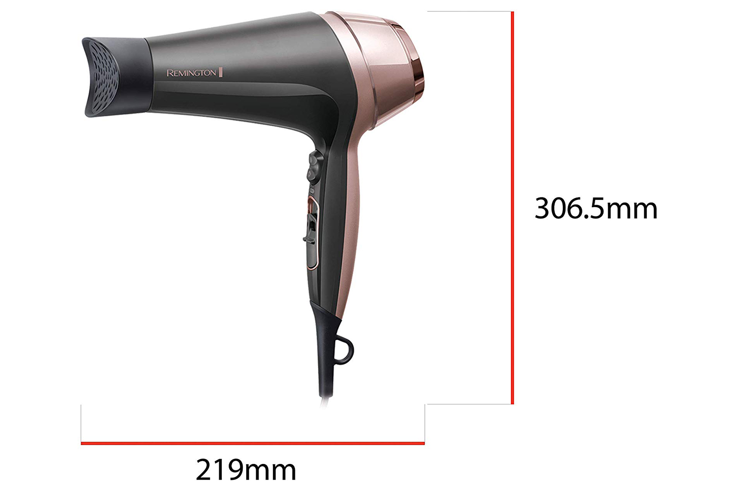 Remington Curl And Straight Confidence Hair Dryer Dark Grey