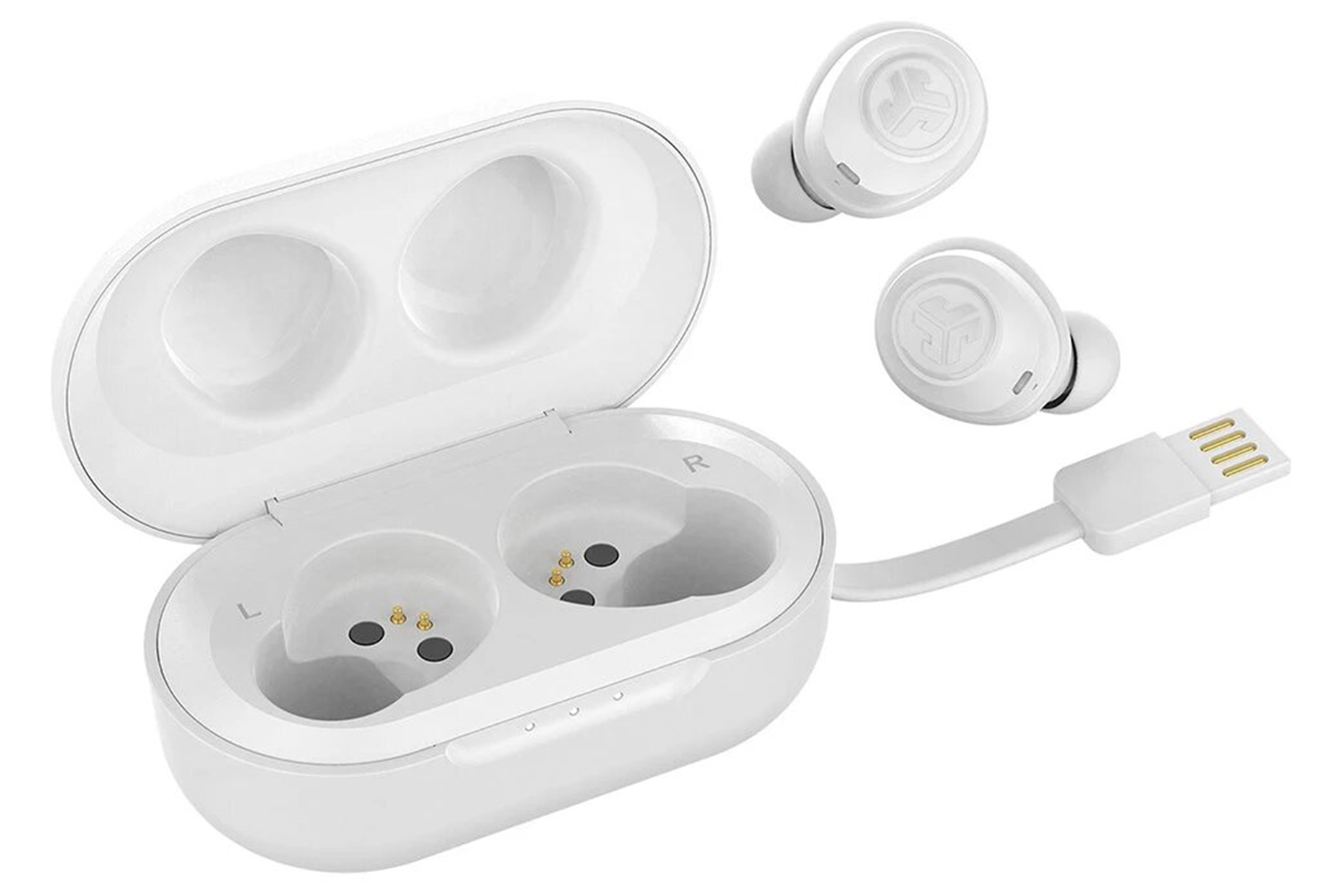 Jlab left best sale earbud blinking white