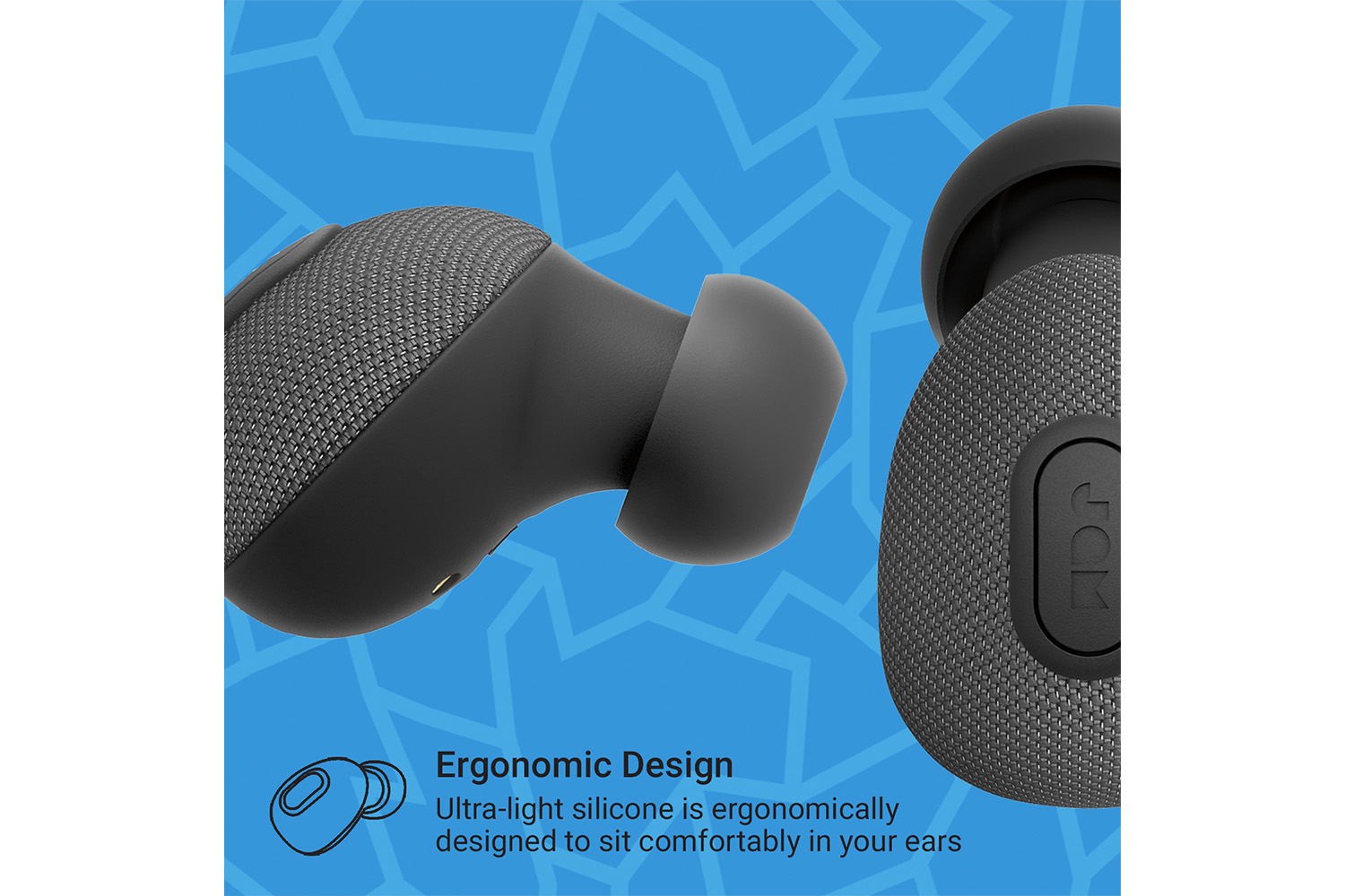 Jam Live True Bluetooth Wireless Earbuds Black