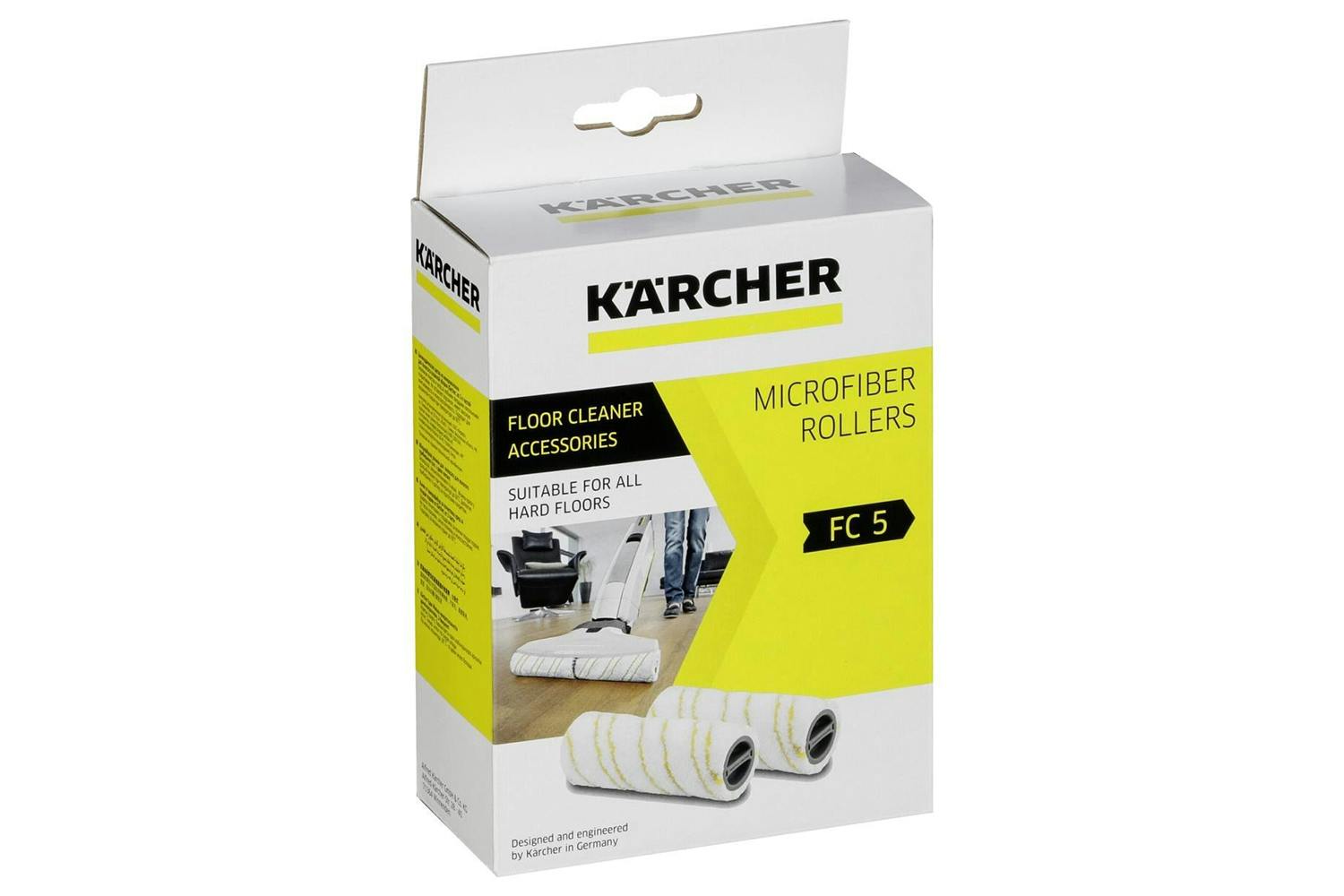 For Karcher FC7 FC5 FC3 Microfiber Rollers for Karcher 2.055-006.0 for  Cleaning Hard Floors Smart home Replacement Rollers