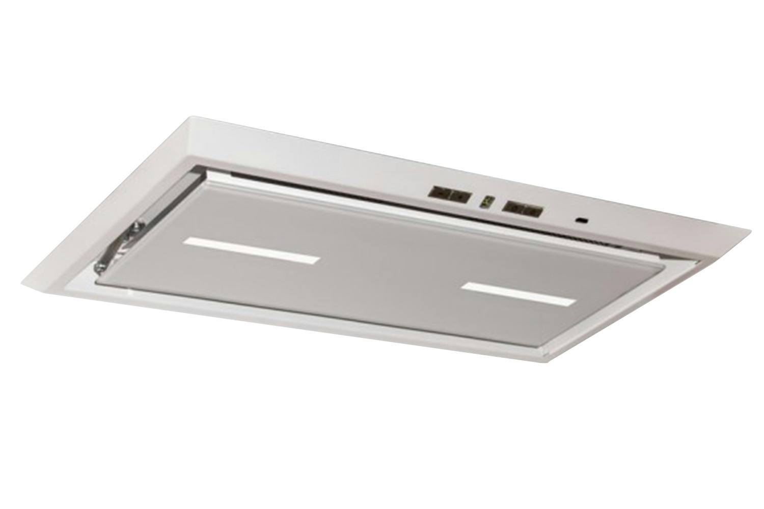 Luxair 86cm Canopy Extractor Plus Cooker Hood | White
