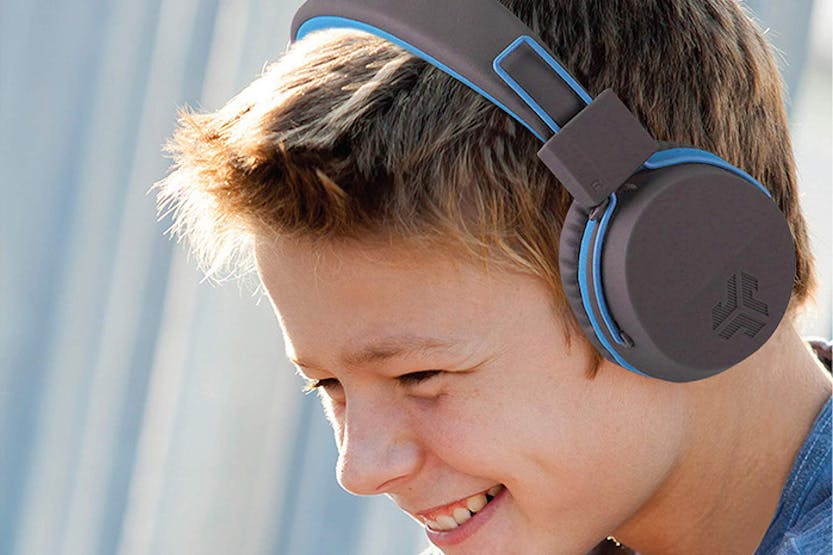 JLab JBuddies Studio On-Ear Kids Headphones | Graphite/Blue