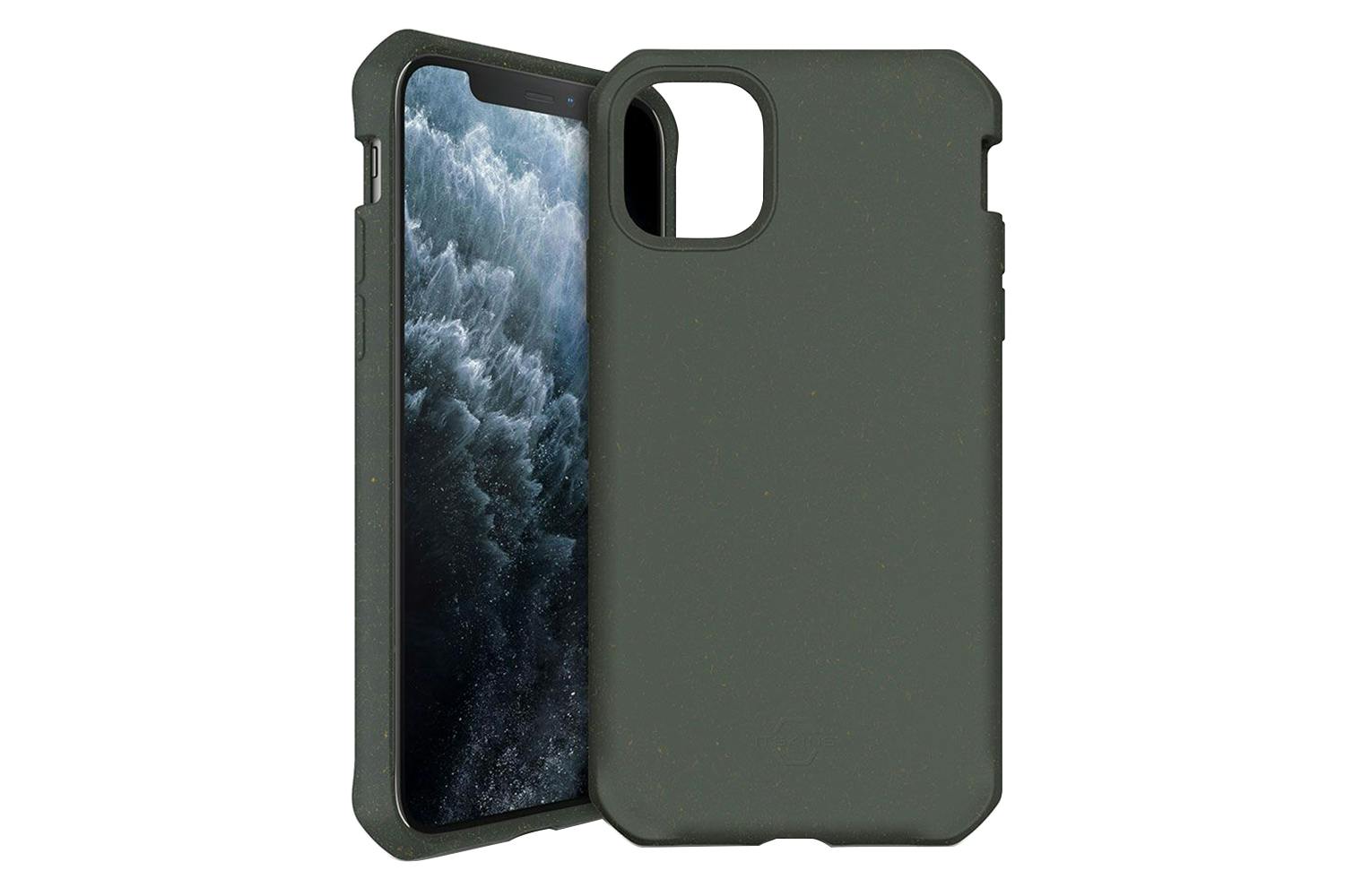 ITSkins Feronia Bio iPhone 11 Pro Max Case | Midnight Green