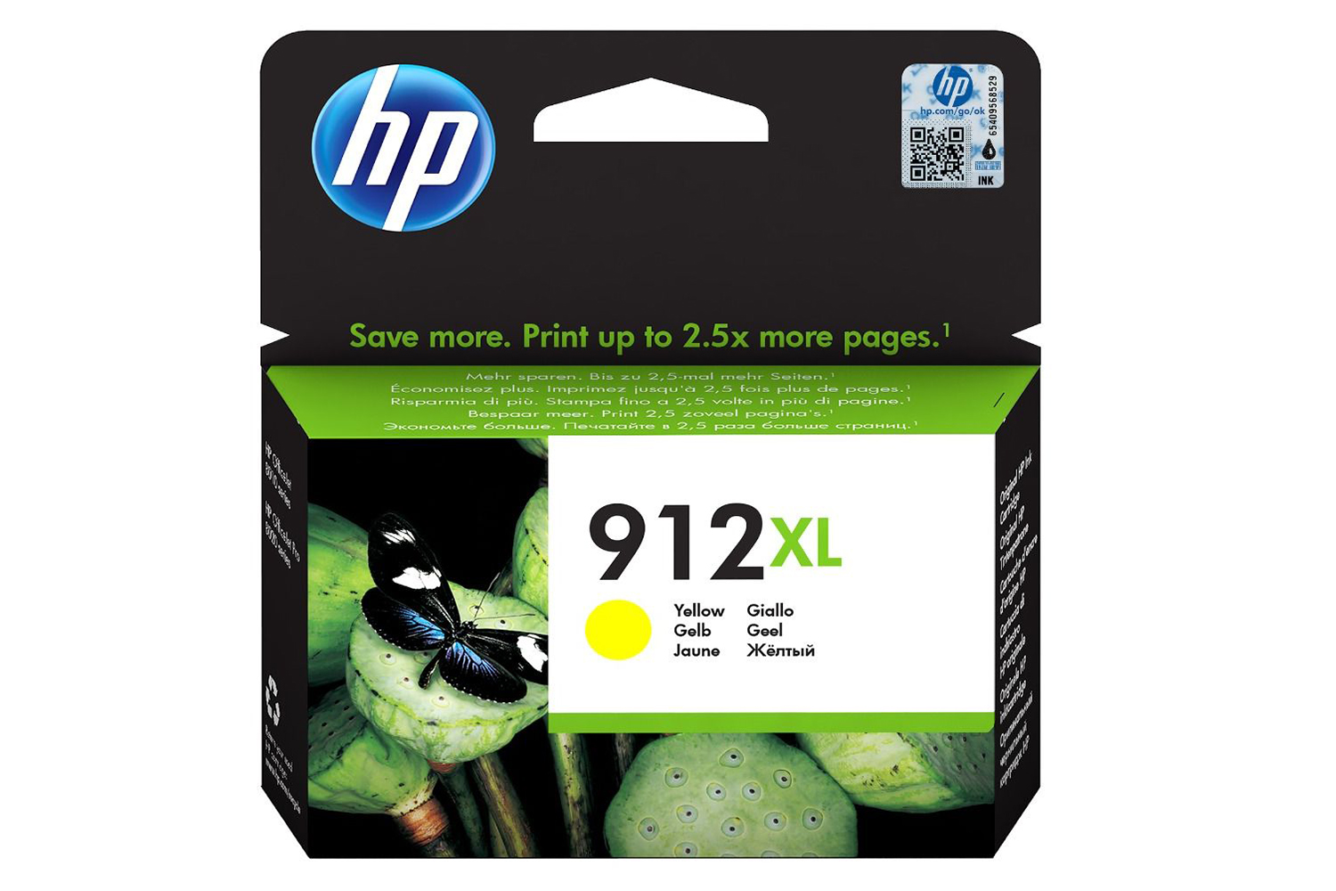 HP 912XL High Yield Original Ink Cartridge | Yellow
