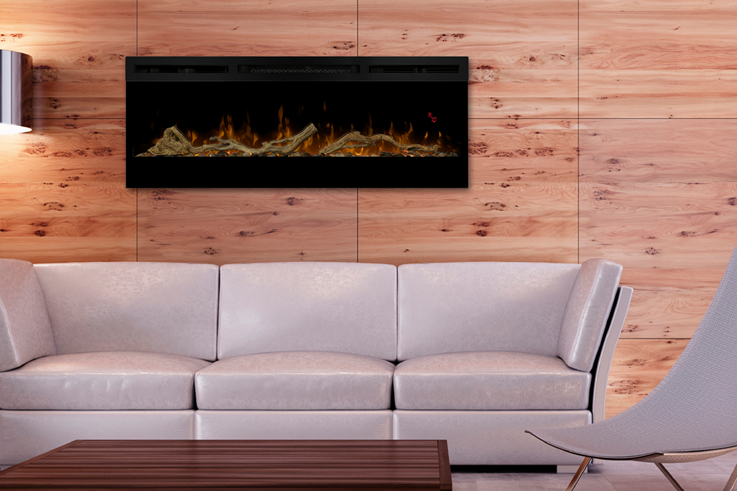 Dimplex Driftwood & River Rock Fuel Bed Fireplace Accessory, Suitable For 50" LED Dimplex Fire | LF50DWS