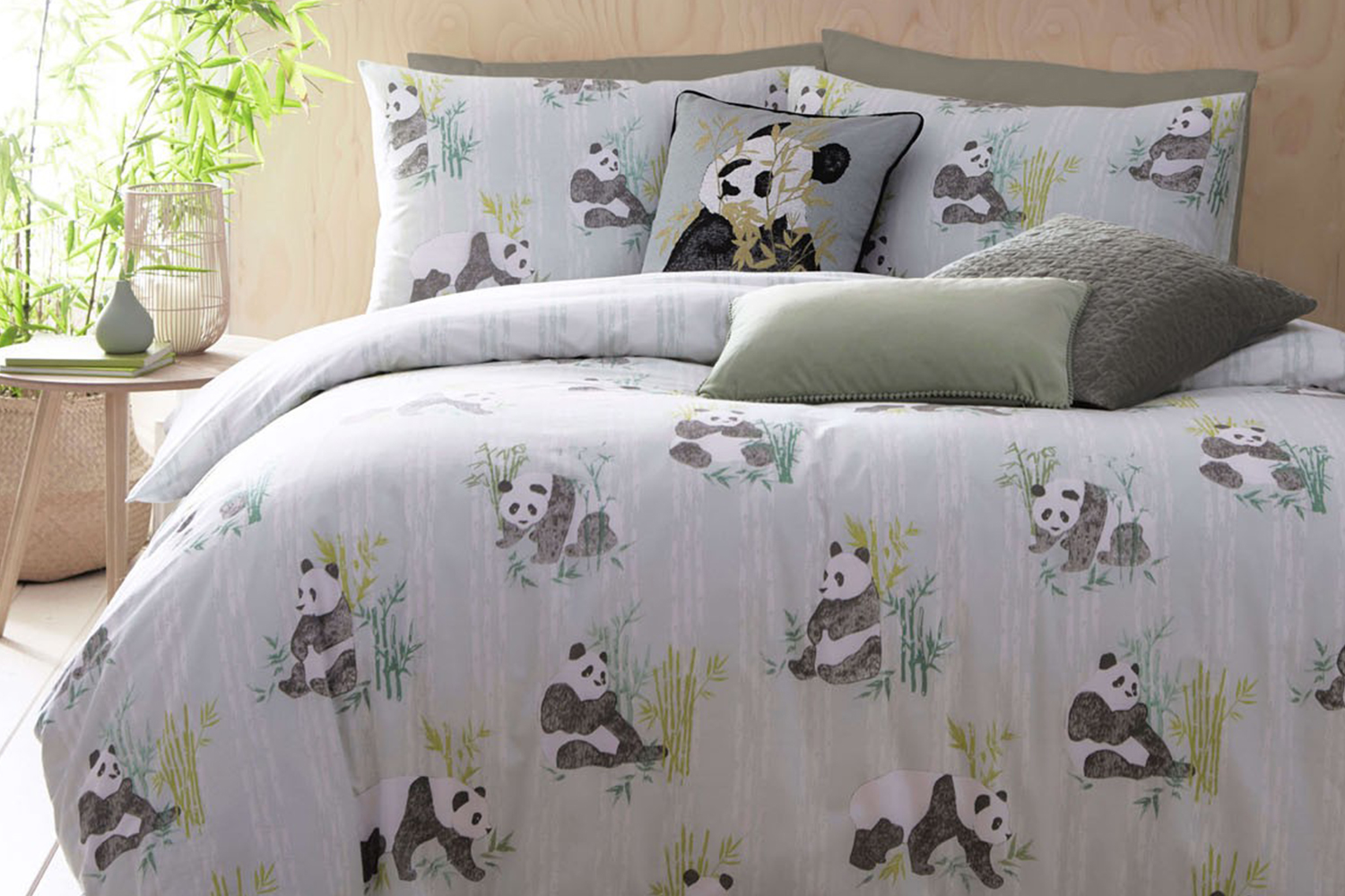 Pandas Duvet Cover Set Double Ireland