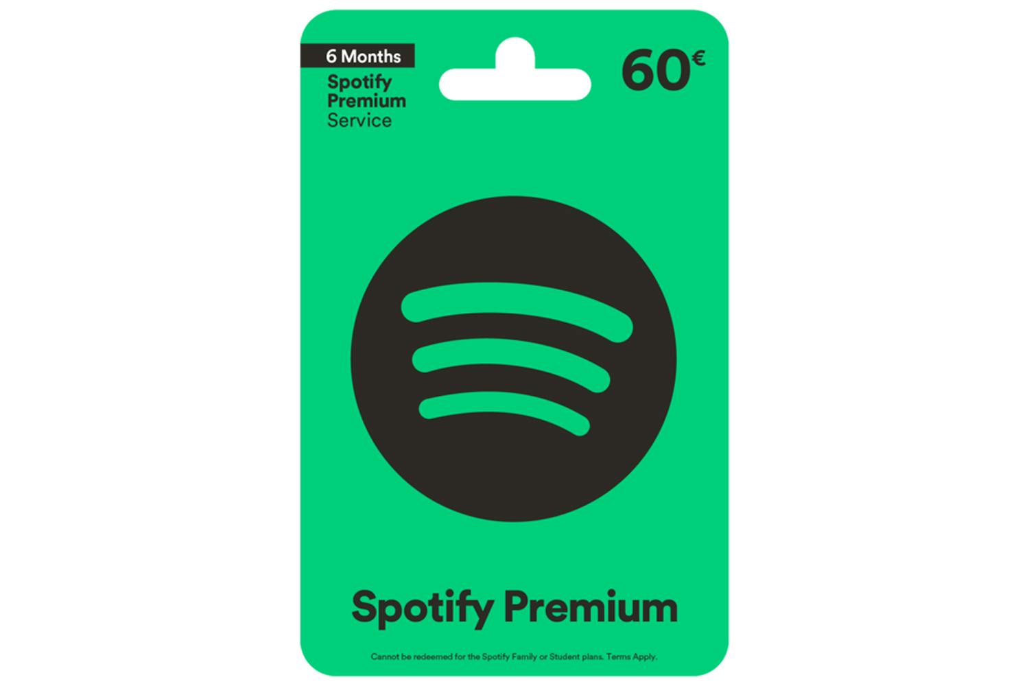 Spotify Gift Card, €60