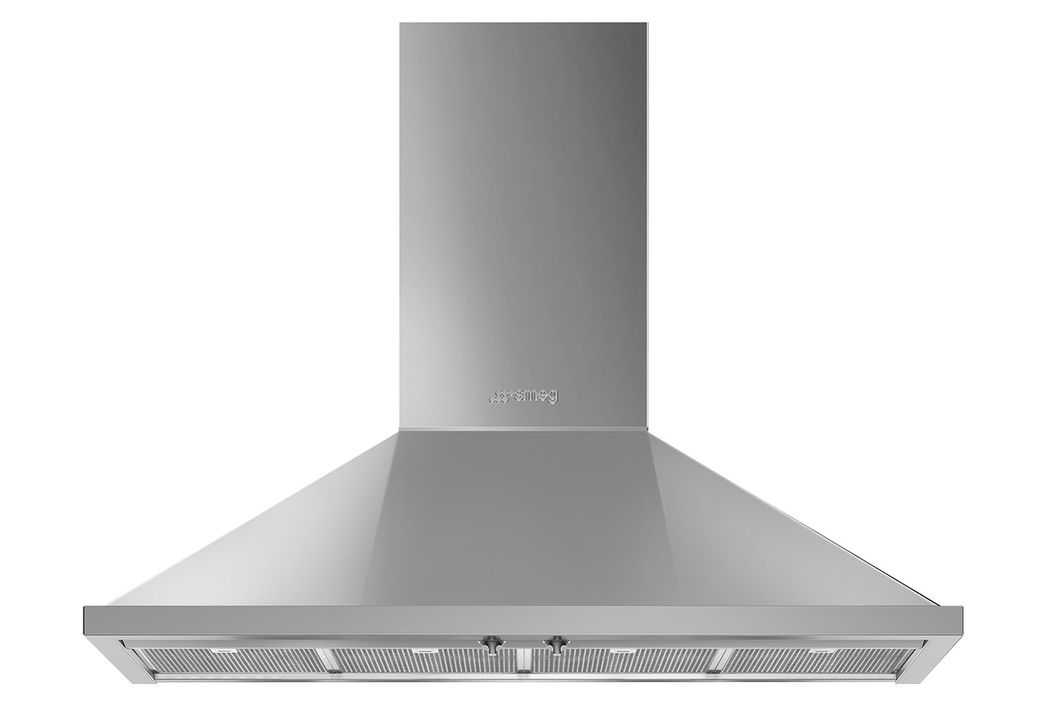 Smeg 120cm Portofino Chimney Cooker Hood | KPF12X | Stainless Steel