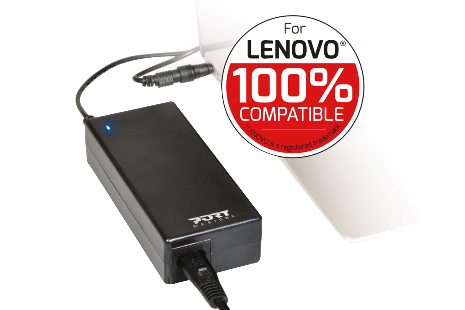 Port Designs 90W Lenovo Laptop Power Supply