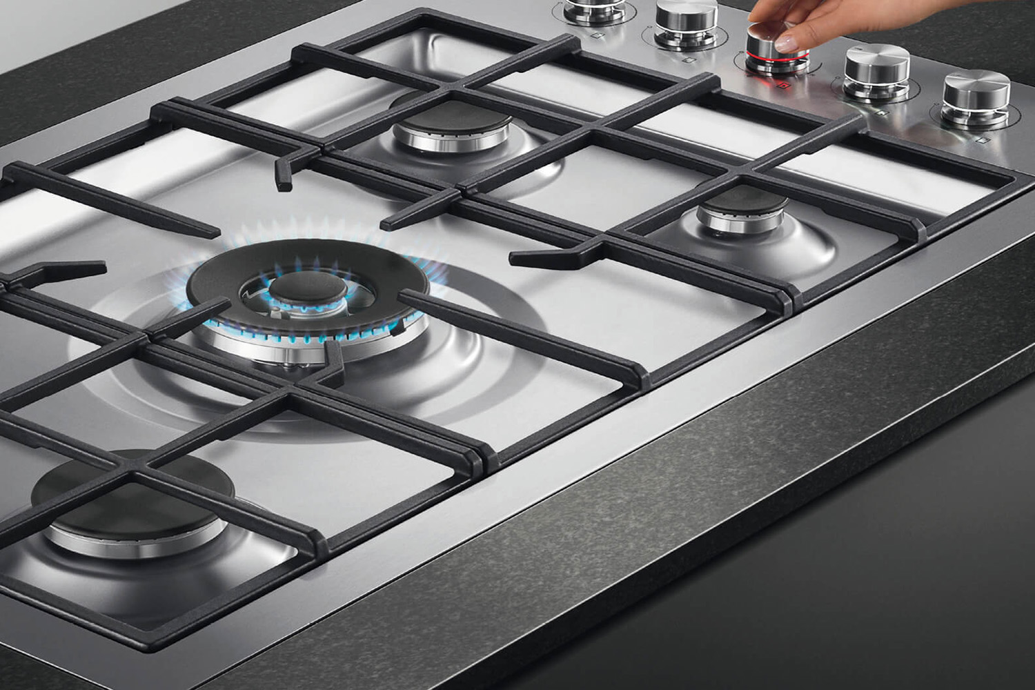 Fisher &amp; Paykel 90cm LPG Gas Hob | CG905DWLPFCX3