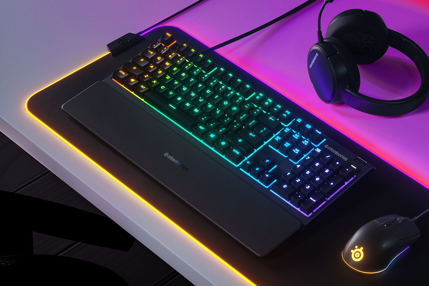 SteelSeries Apex 3 Water Resistant Gaming Keyboard