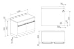 Smeg 120cm Portofino Dual Fuel Range Cooker | CPF120IGMPWH | White