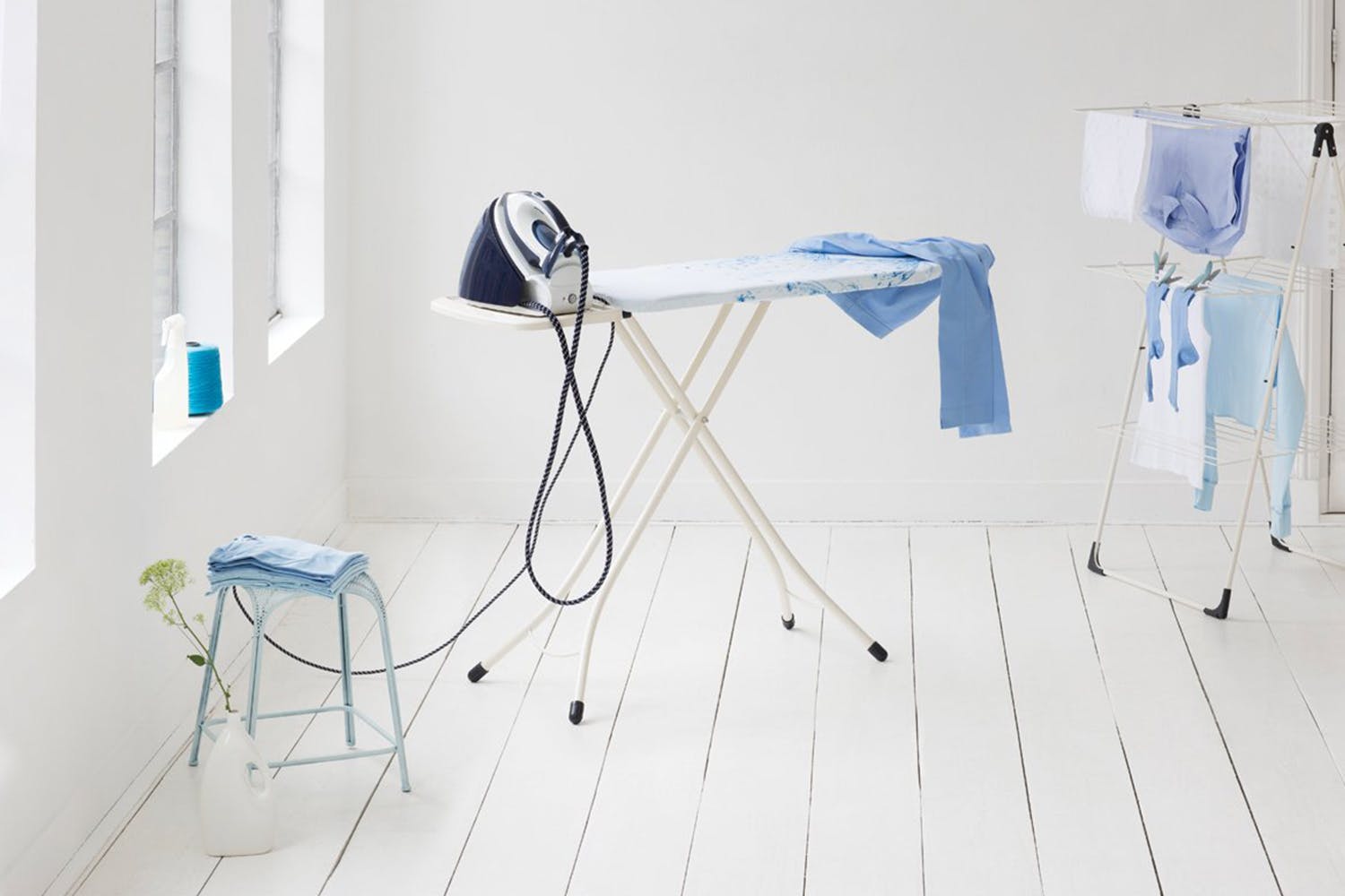 Brabantia Steam Ironing Board C | Cotton Flower | 124 x 45 cm