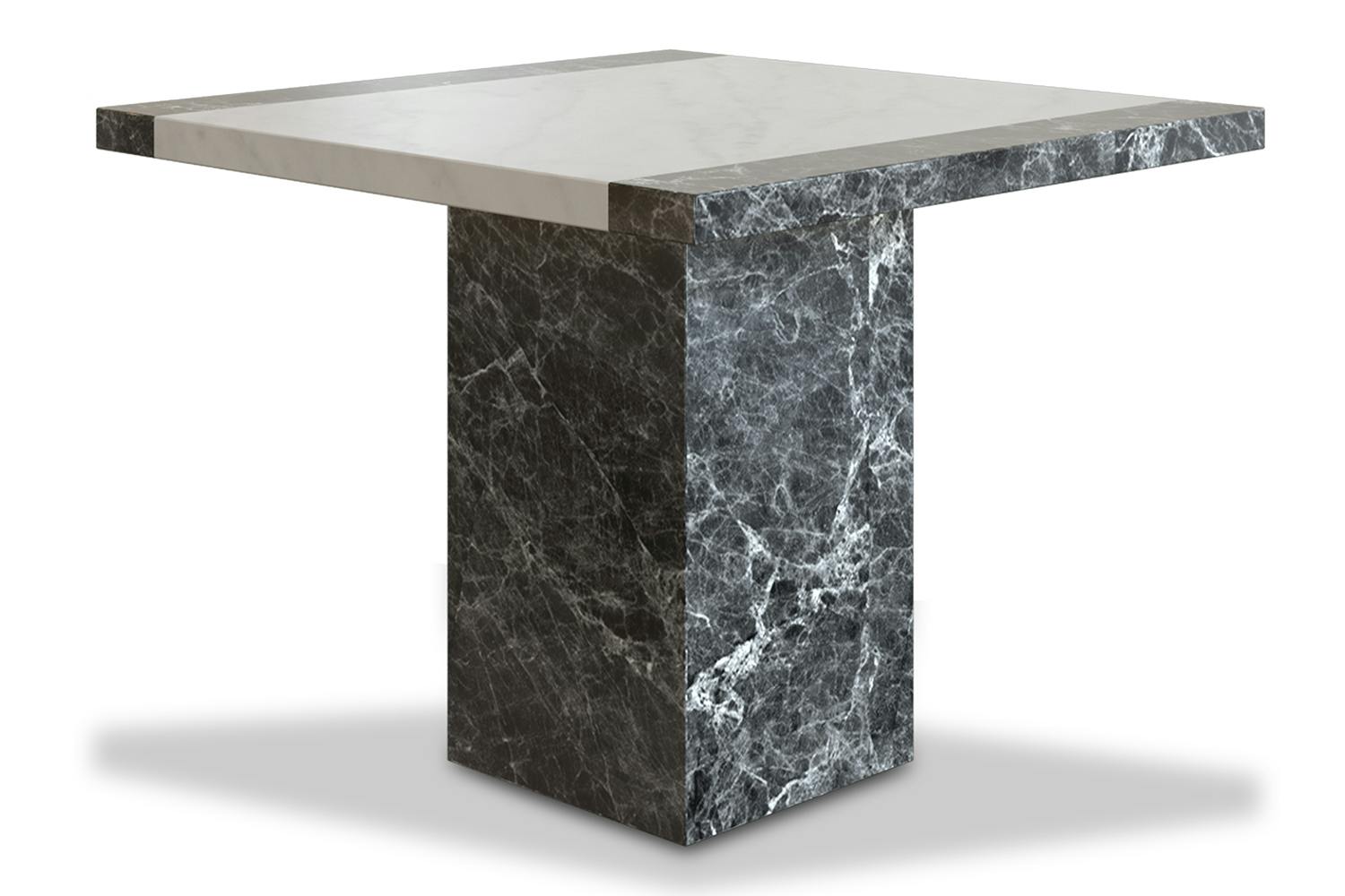 Mainz Square Dining Table | Grey & White