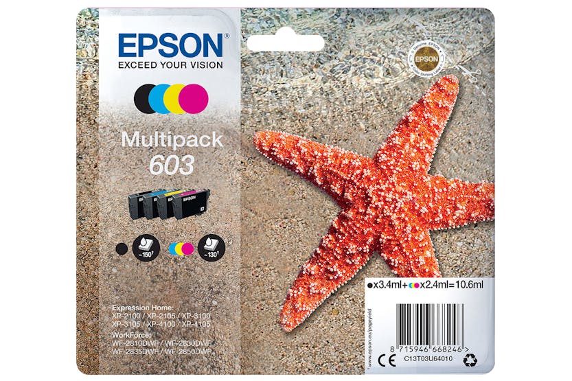Epson Starfish Ink | Multicolour | 4 Pack