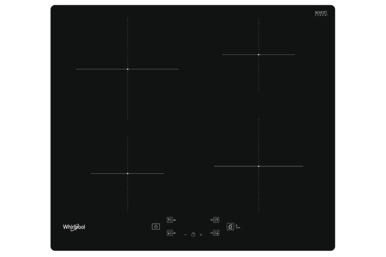 whirlpool schott ceran induction booster