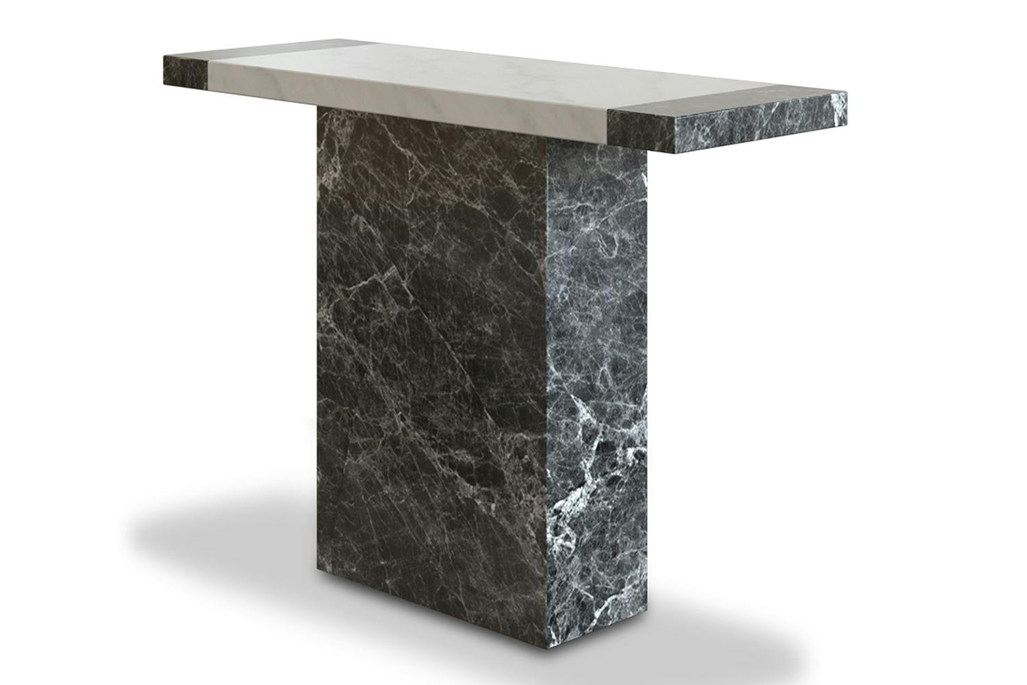 Mainz Console Table | Grey & White