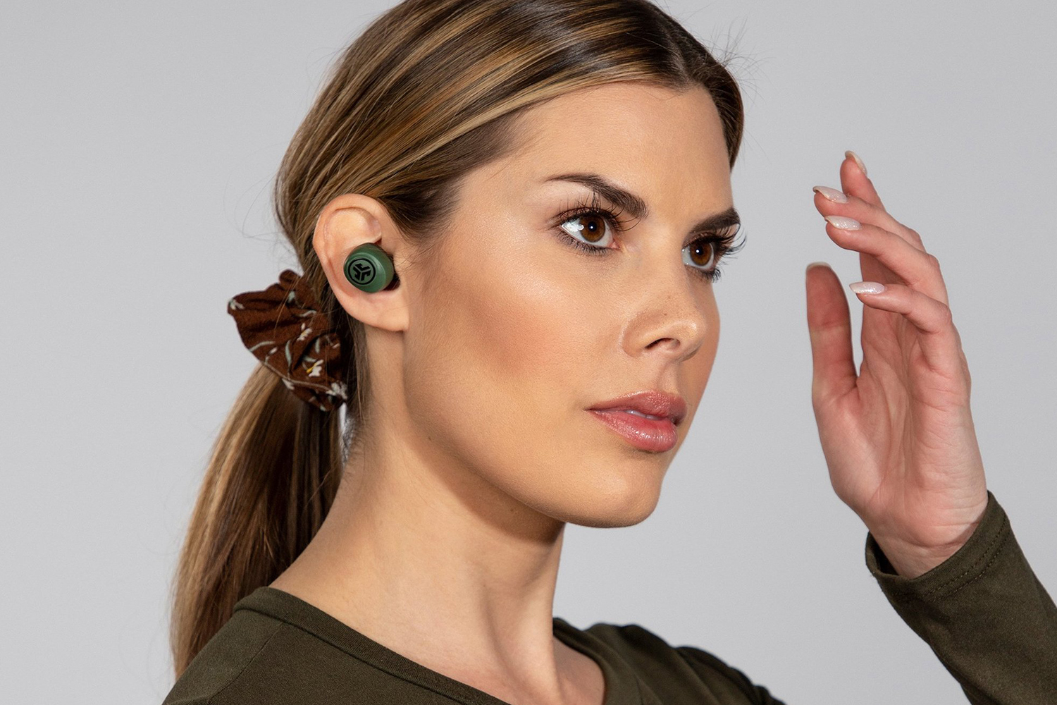 JLab Go Air In Ear True Wireless Earbuds Green