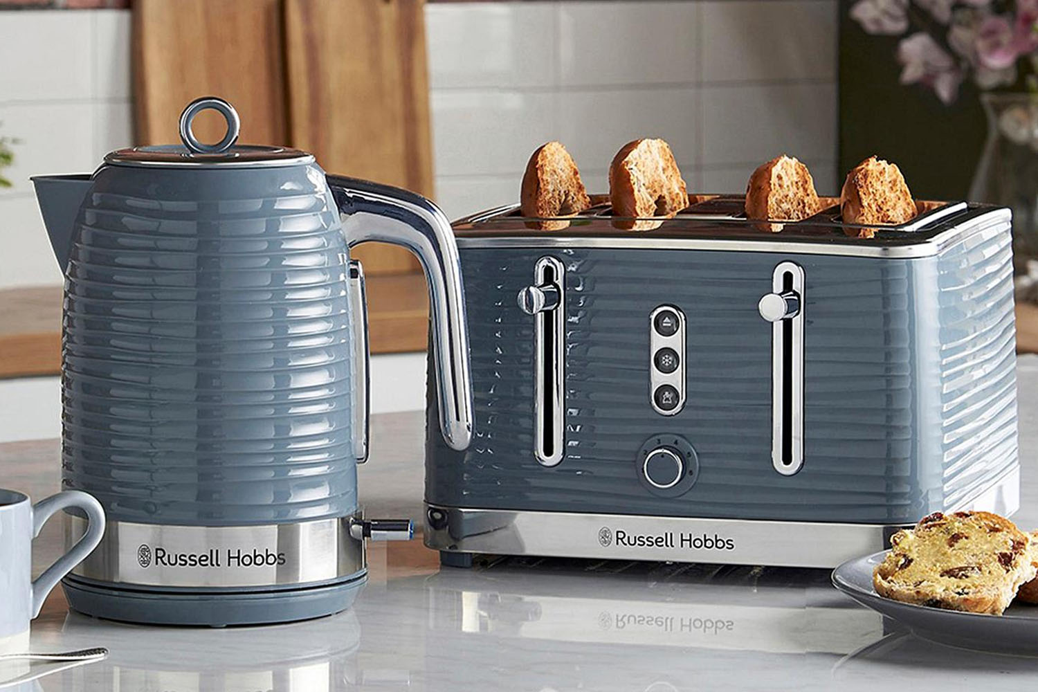 Russell Hobbs 1.7L Inspire Electric Kettle | 24363 | Grey