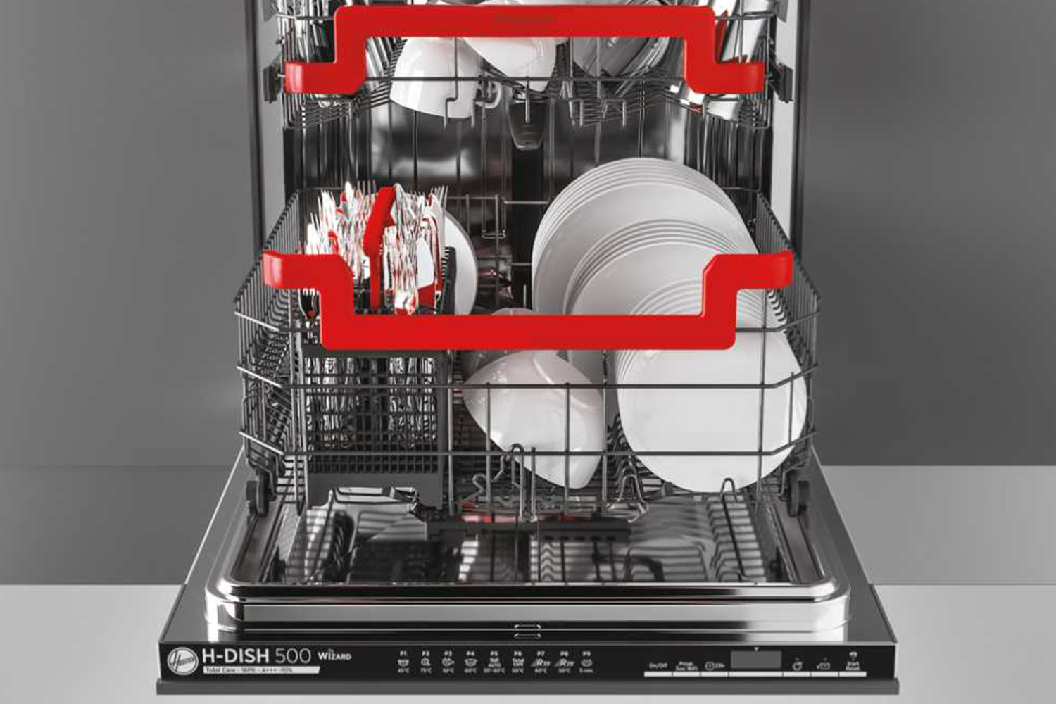 hoover 16 place integrated dishwasher