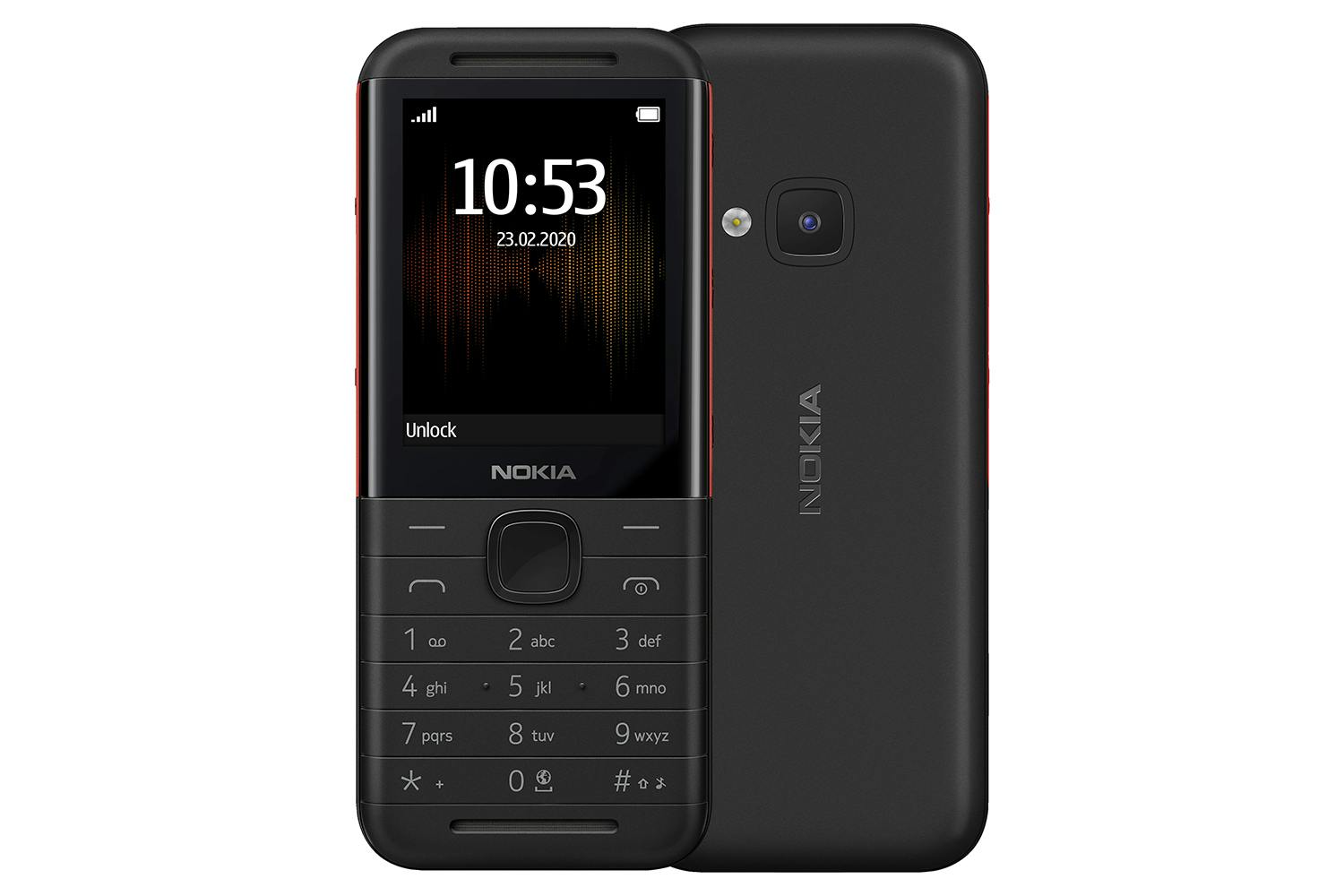 nokia 5310 2020 8mb black red