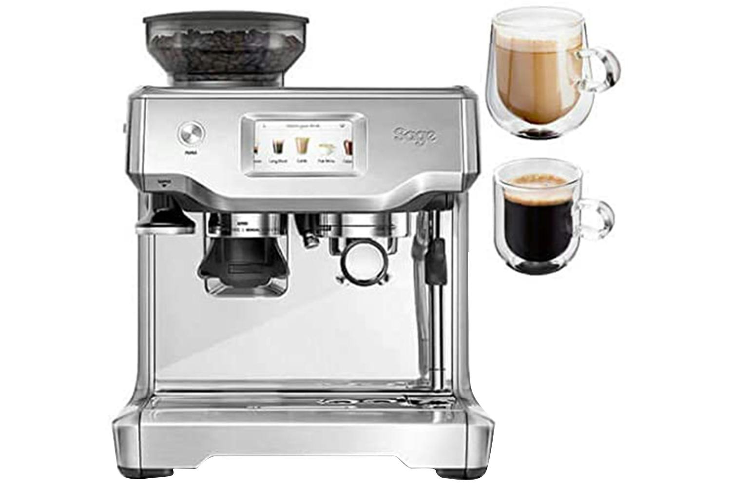 Sage Barista Touch Bean 2 Cup Coffee Machine | SES880BSS | Brushed Stainless Steel