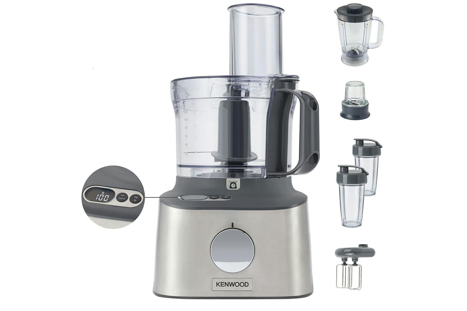 Bliv oppe analysere flicker Kenwood Multipro Compact + Food Processor | FDM312SS | Brushed Stainless  Steel | Ireland