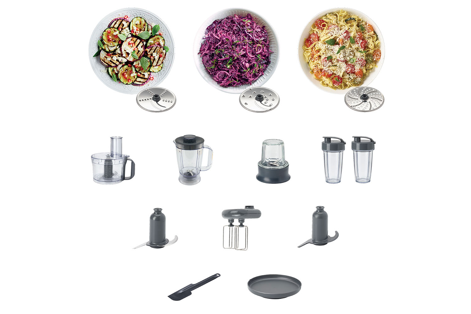 Kenwood Multipro Compact + Food Processor FDM312SS Brushed Metal