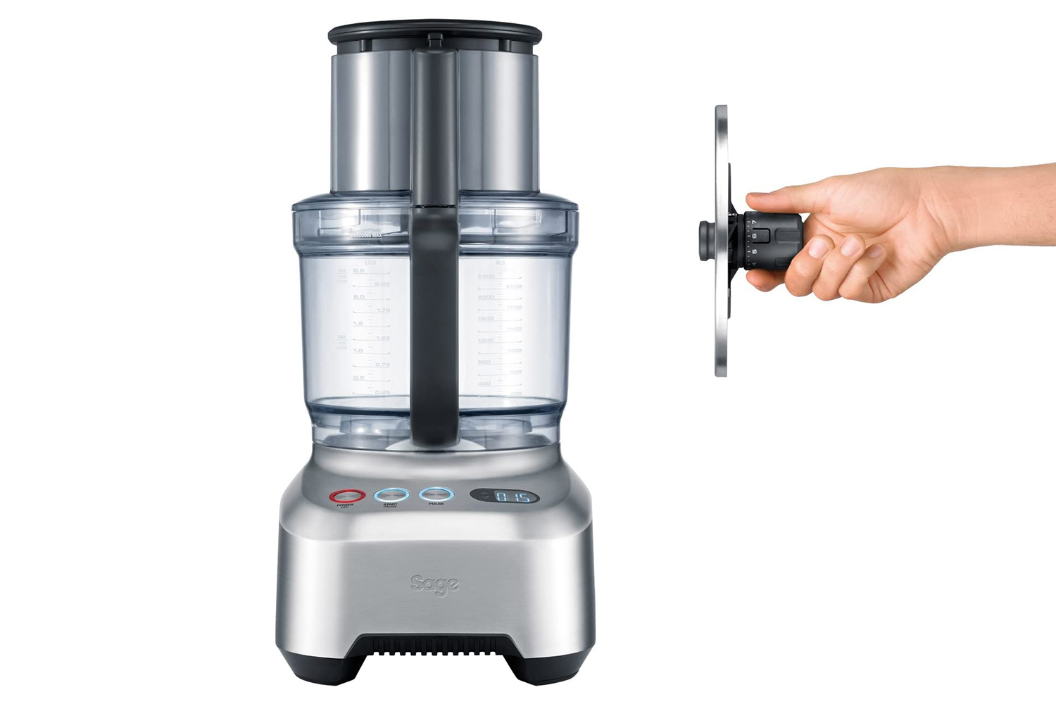 Sage Kitchen Wizz Pro 3.7L Food Processor BFP800UK Brushed Stainless Steel Ireland