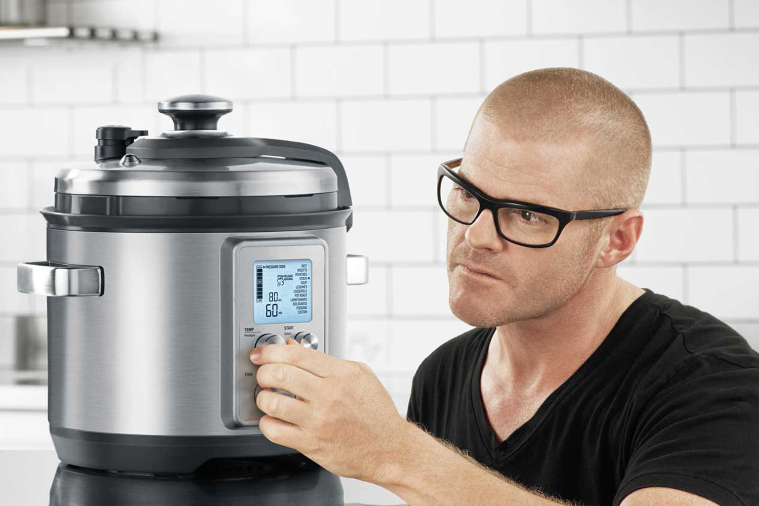 Sage The Fast Slow Pro Pressure Cooker | BPR700BSS | Brushed Stainless Steel