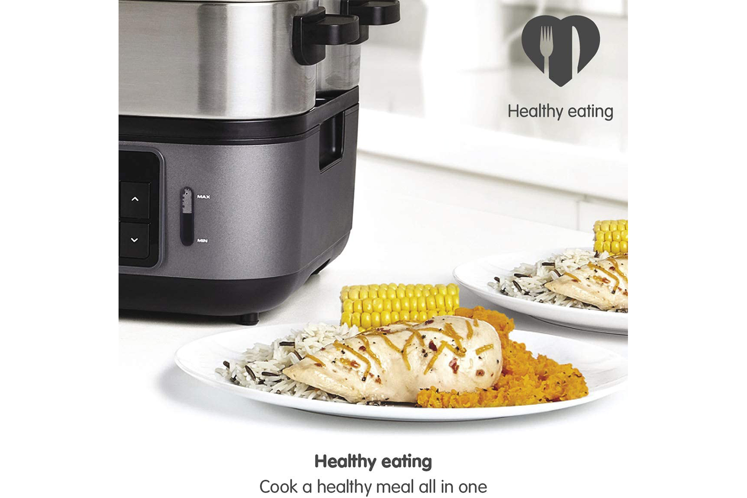 morphy richards intellisteam electric food steamer