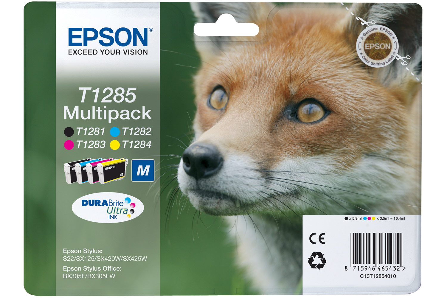 Epson Fox Ink 4 Colour Multipack
