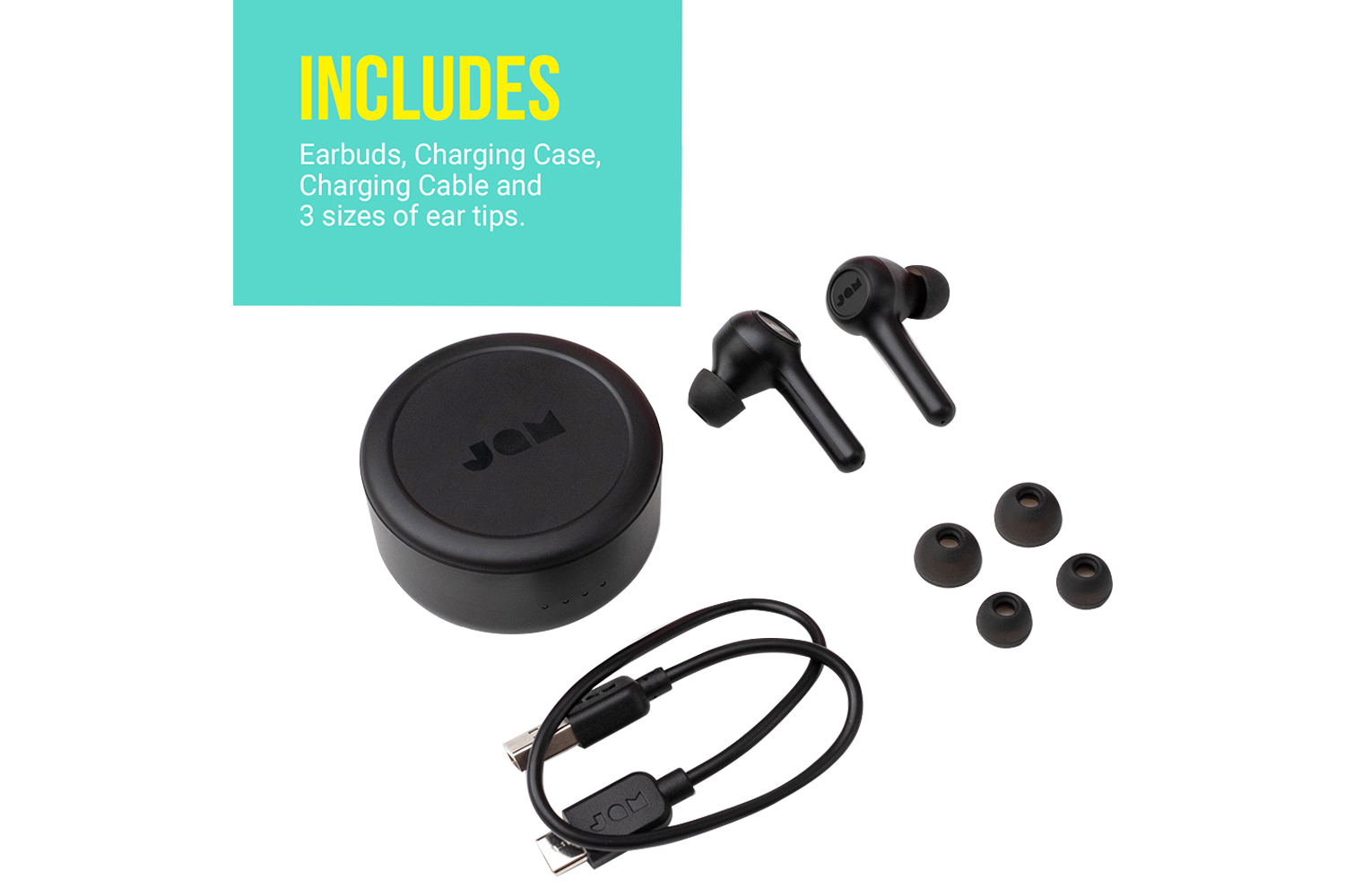 Jam TWS Exec In Ear True Wireless Earbuds Black Ireland