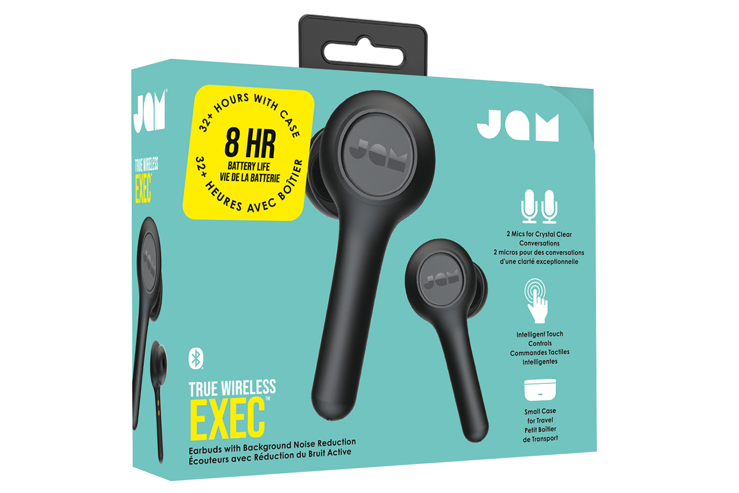 Jam TWS Exec In Ear True Wireless Earbuds Black Ireland