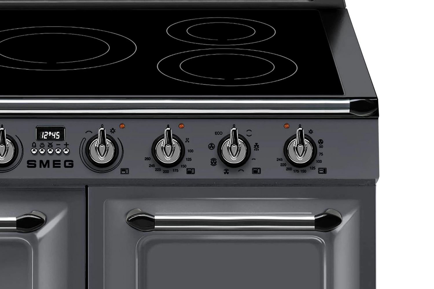 Smeg 100cm Victoria Induction Range Cooker TR103IGR Slate Grey