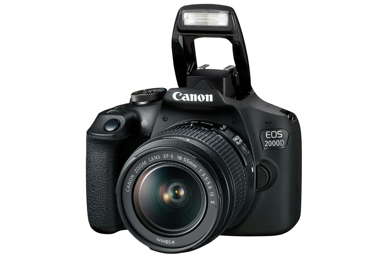 Canon EOS 2000D Camera with EF-S 18-55mm IS II Lens Shoulder Bag