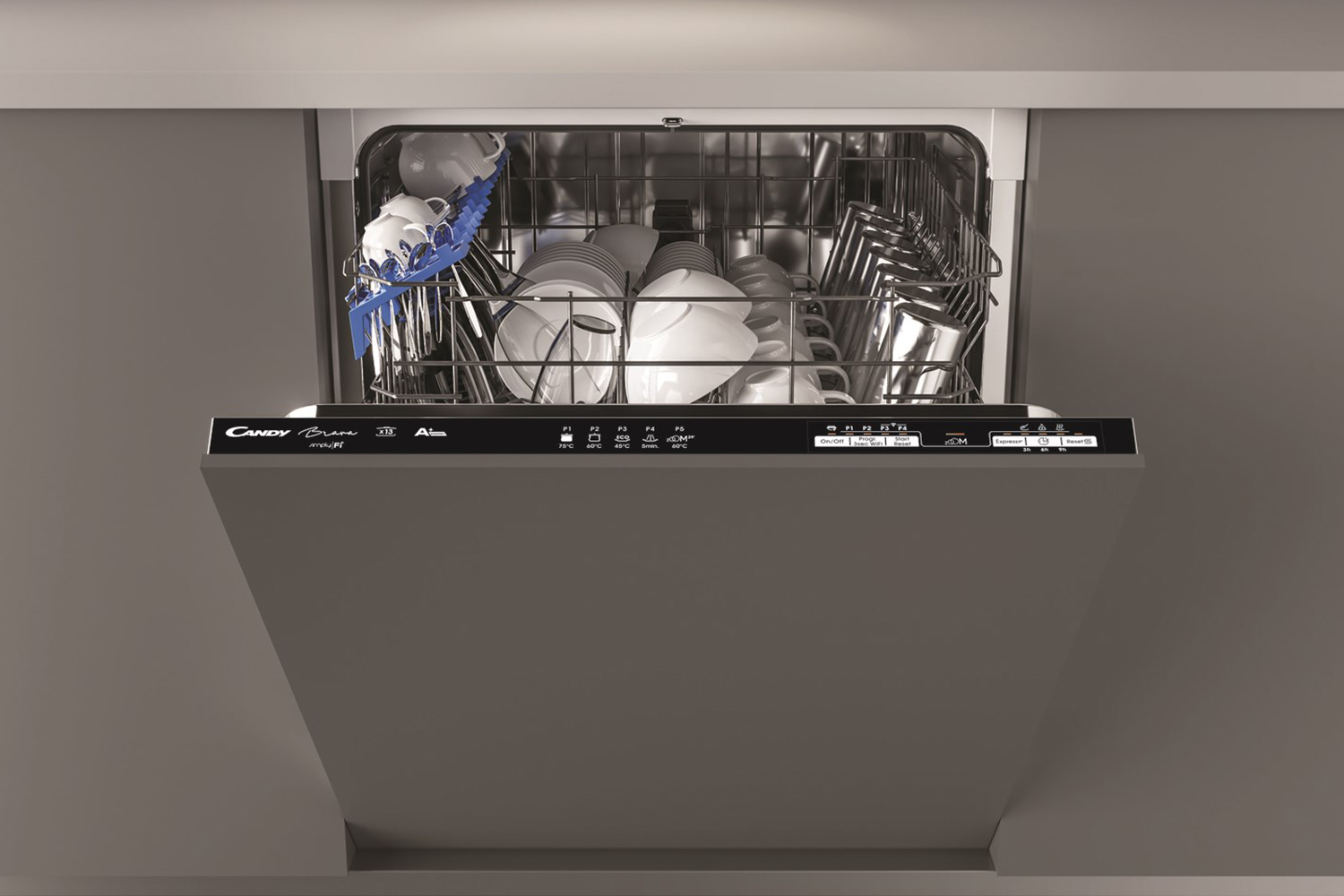 candy slimline integrated dishwasher