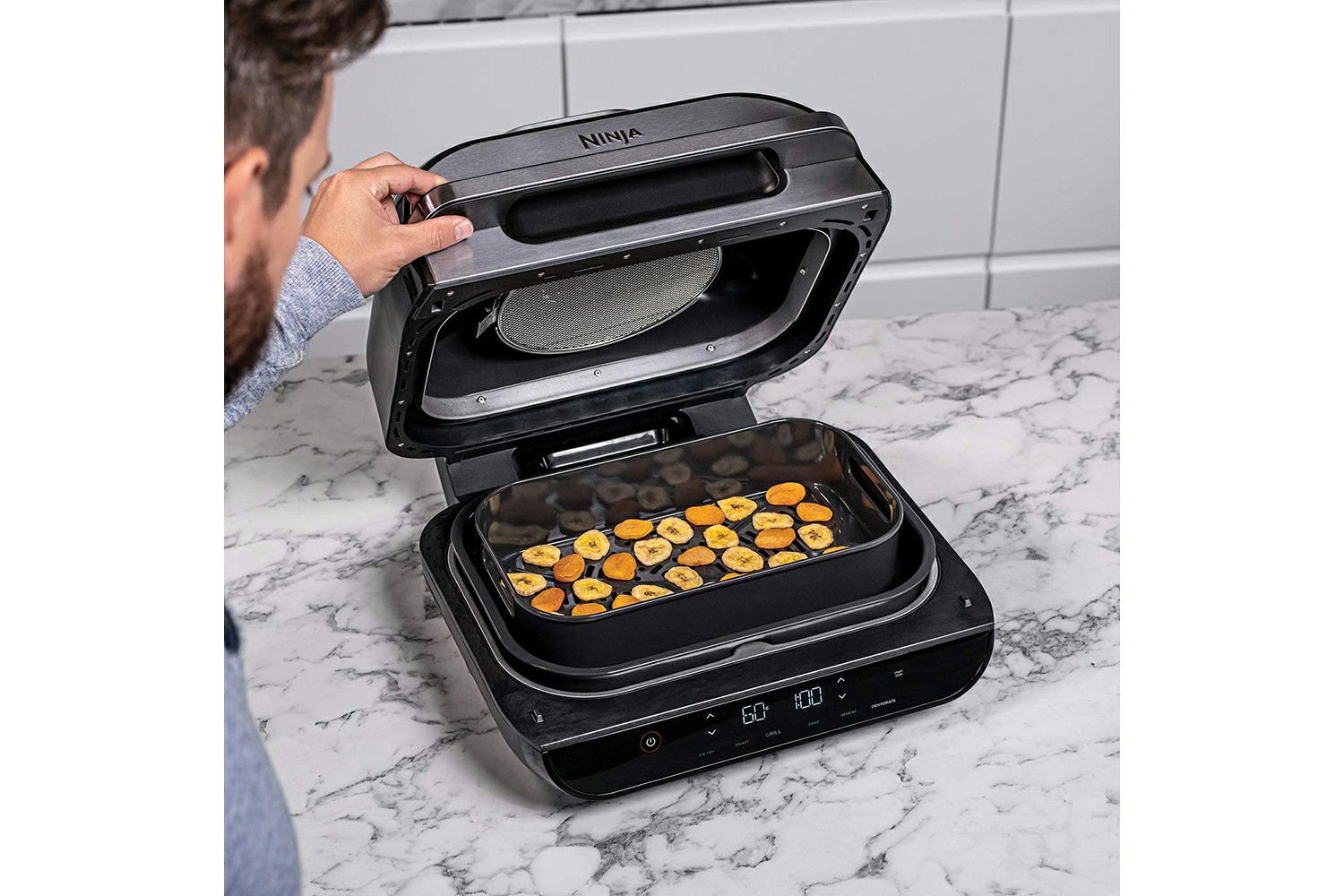 Ninja 5.7L Foodi Max Health Grill & Air Fryer | AG551UK ...